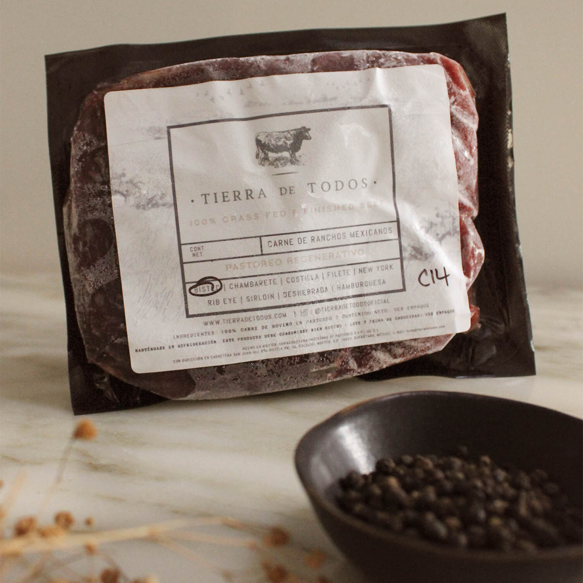 Bistec de res, 500 grs, de pastoreo regenerativo