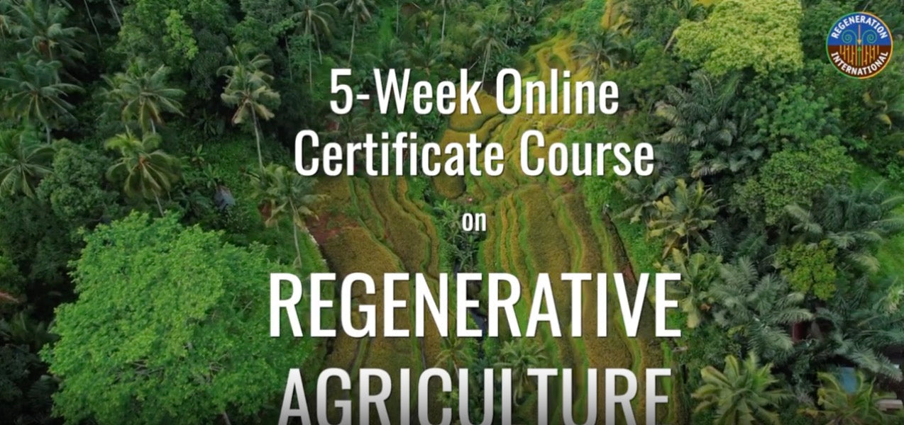 Certificate Course on Agroecological, Regenerative and Organic Agriculture 2025 