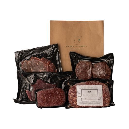 Canasta mediana (5 cortes de Res pastoreo Tierra de Todos) C7 y C9