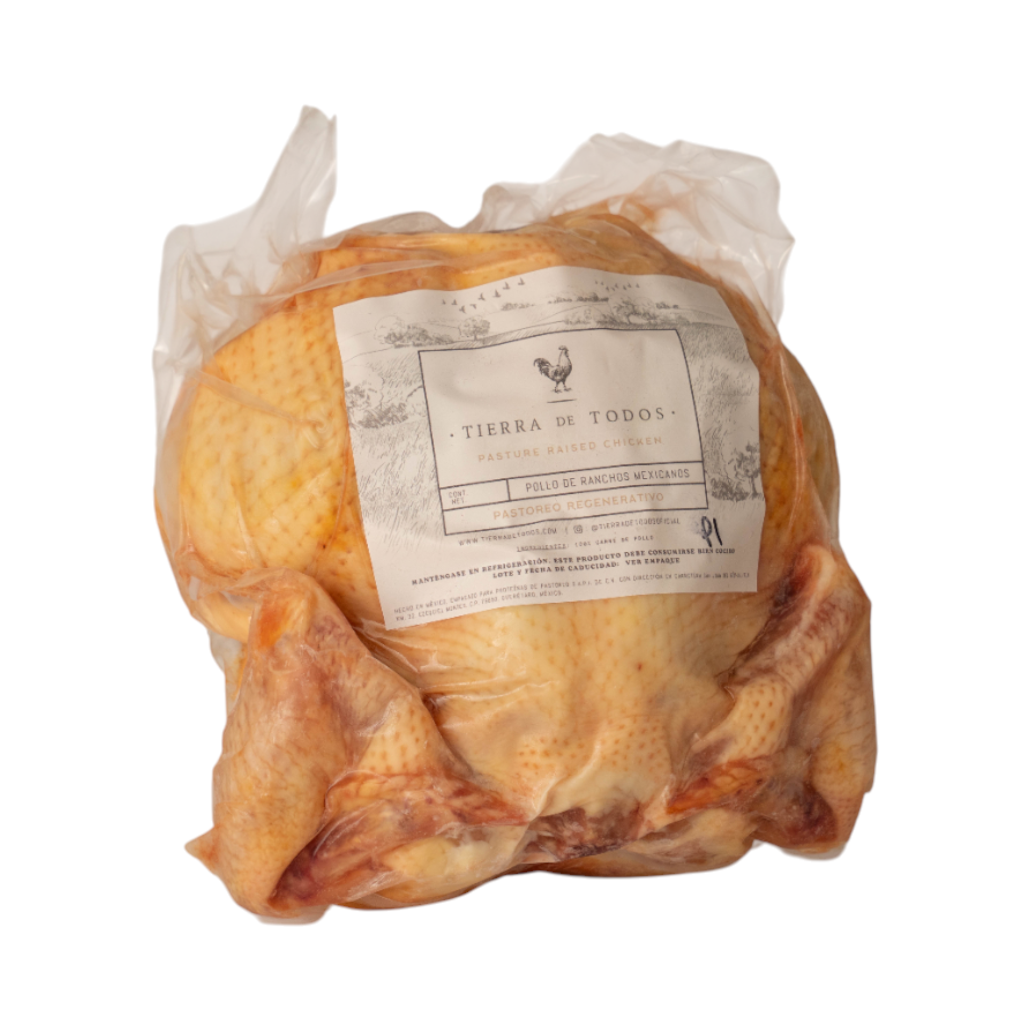 Pollo entero de pastoreo